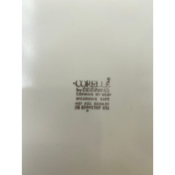 Vintage Corelle Rose 12" oval serving platter, Gray Band 1986-1994 Corning - Picture 4 of 5